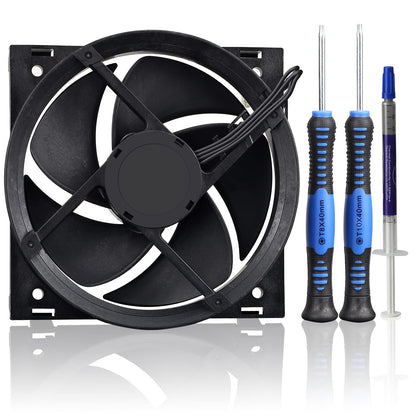 JOLANCO Replacement Internal Cooling Fan for Xbox One (with Opening Tool and Heatsink Paste) - amzGamess