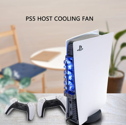 PS5 Cooling Fans, Playstation 5 Cooling Fan Compatible with PS5 Discs Edition and Digital Edition (NOT for PS5 Slim) - amzGamess