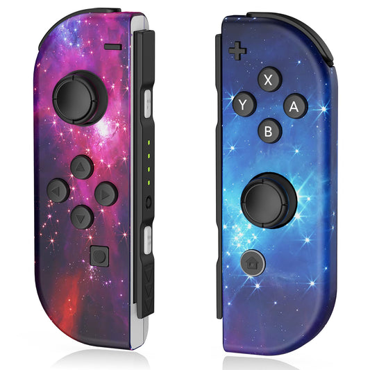 Moonag for Nintendo Switch Controller, Starry Sky Replacement for Switch Controllers with Dual Vibration/Wake-up/Motion Control