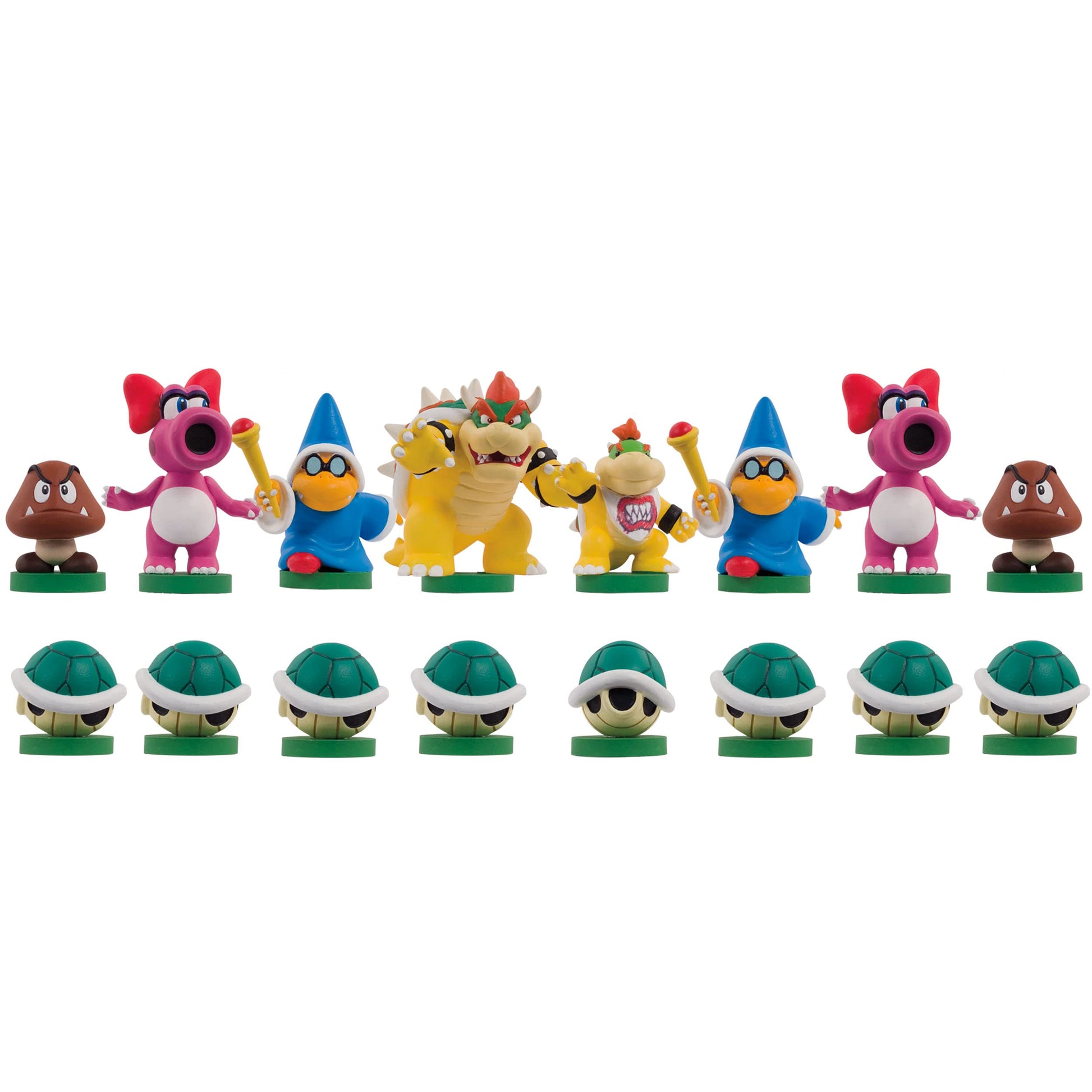 Super Mario Chess Set | 32 Custom Sculpt Chess Pieces Including Iconic Characters - Mario, Luigi, Peach, Toad, Bowser | Super Mario Themed Chess Game - amzGamess