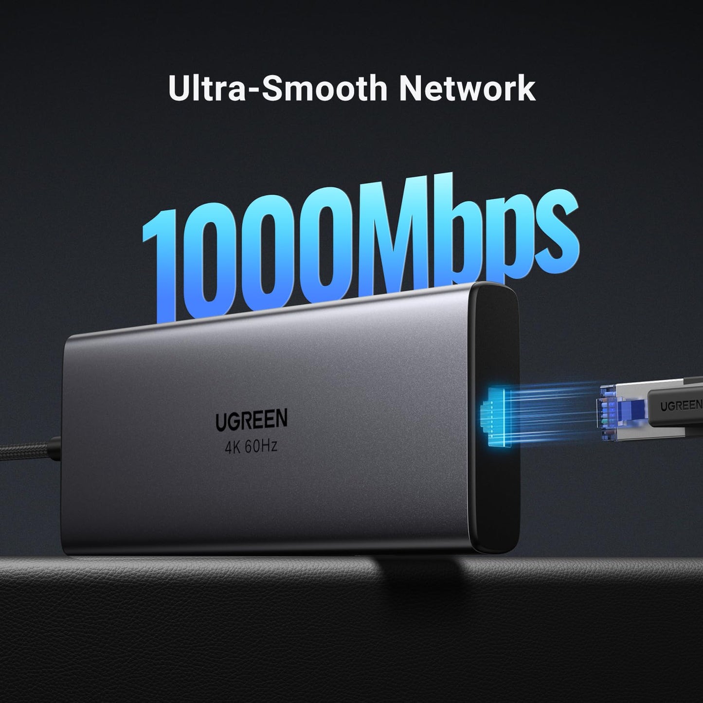 UGREEN Revodok Pro 109 USB C Hub 9 in 1 10Gbps USB C 3.2 & USBA 3.2 4K HDMI, 100W Power Delivery, SD/TF Card Reader Gigabit Ethernet for MacBook Pro/Air,iPhone 15 Pro/Pro Max, Thinkpad and More.