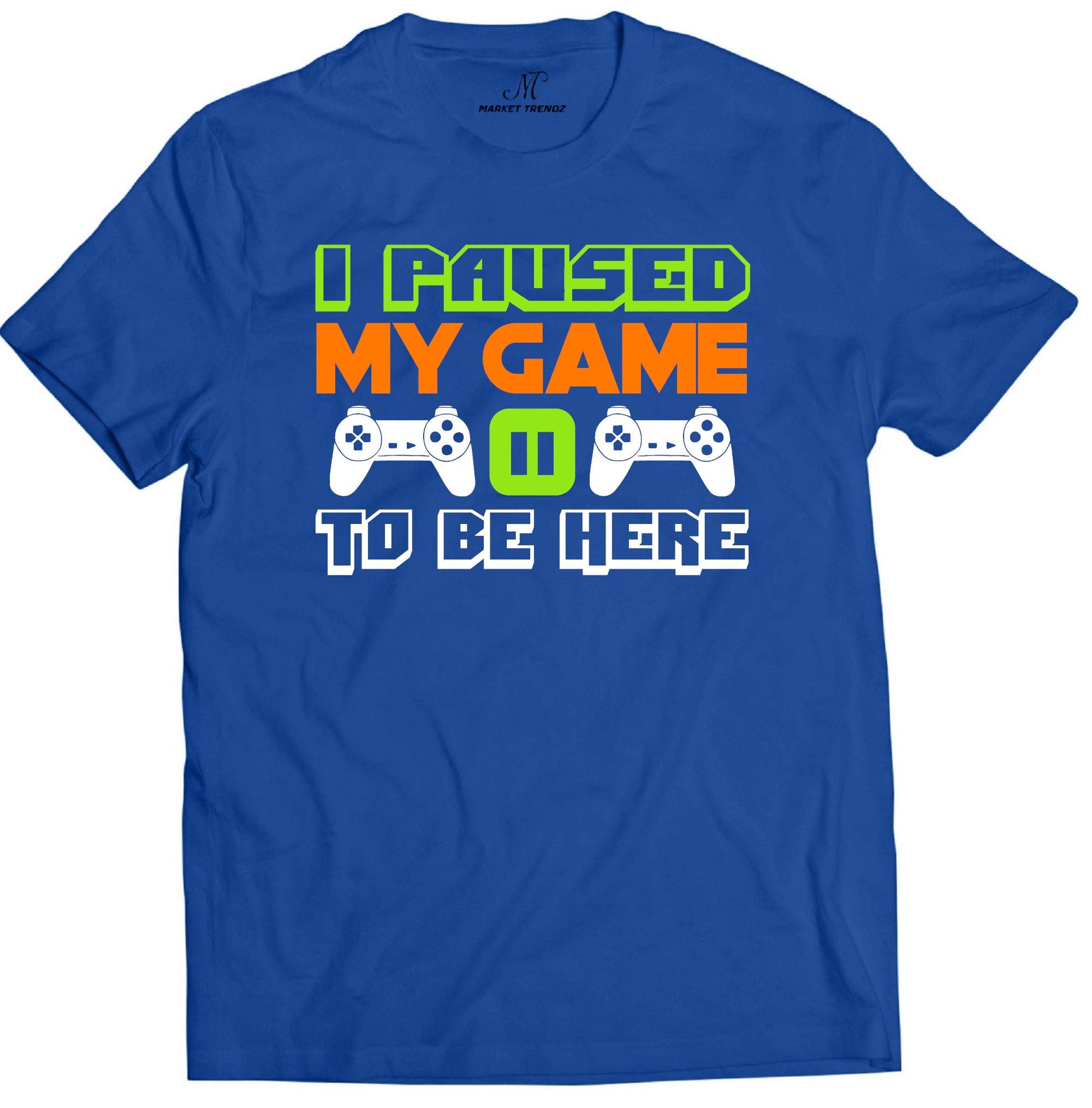 Market Trendz Funny Video Game Shirt for Gamers T Shirt Video Game Shirts for Men Royal Large - amzGamess