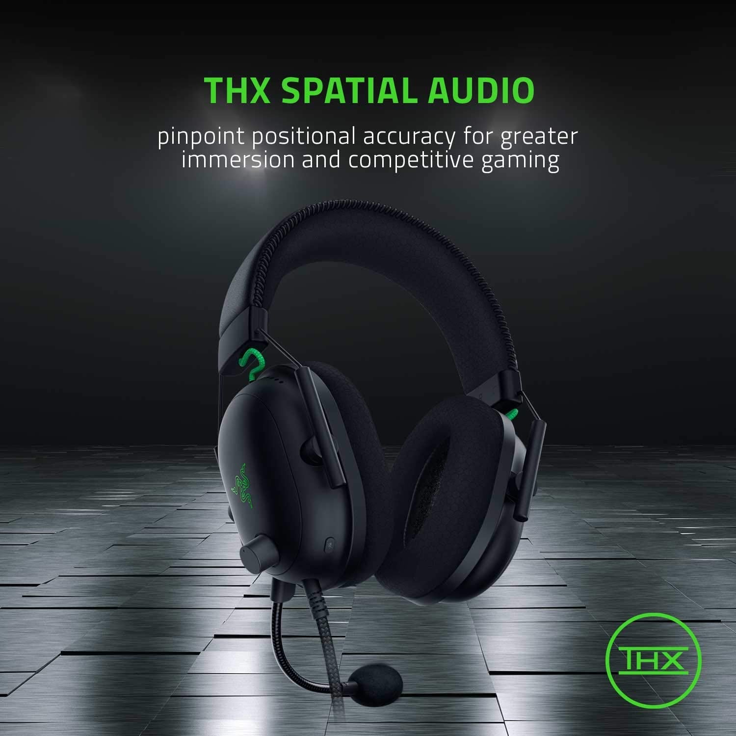 Razer BLACKSHARK V2 and USB SOUND CARD multi-Platform Headset For ESPORTS PC/MAC/PLAYSTATION 4/ SWITCH/ XBOX 1/ SMARTPHONE 50MM DRIVERS. - amzGamess