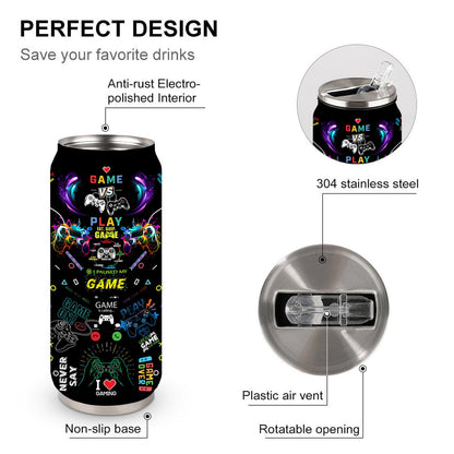 YOPIGOT Gamer Tumbler Gifts,Gamer Gifts For Men Teen Boys,Gaming Gifts,Gamer Gift Ideas,Video Game Gifts,Gifts For Game Lovers Stainless Steel Tumbler 17oz - amzGamess