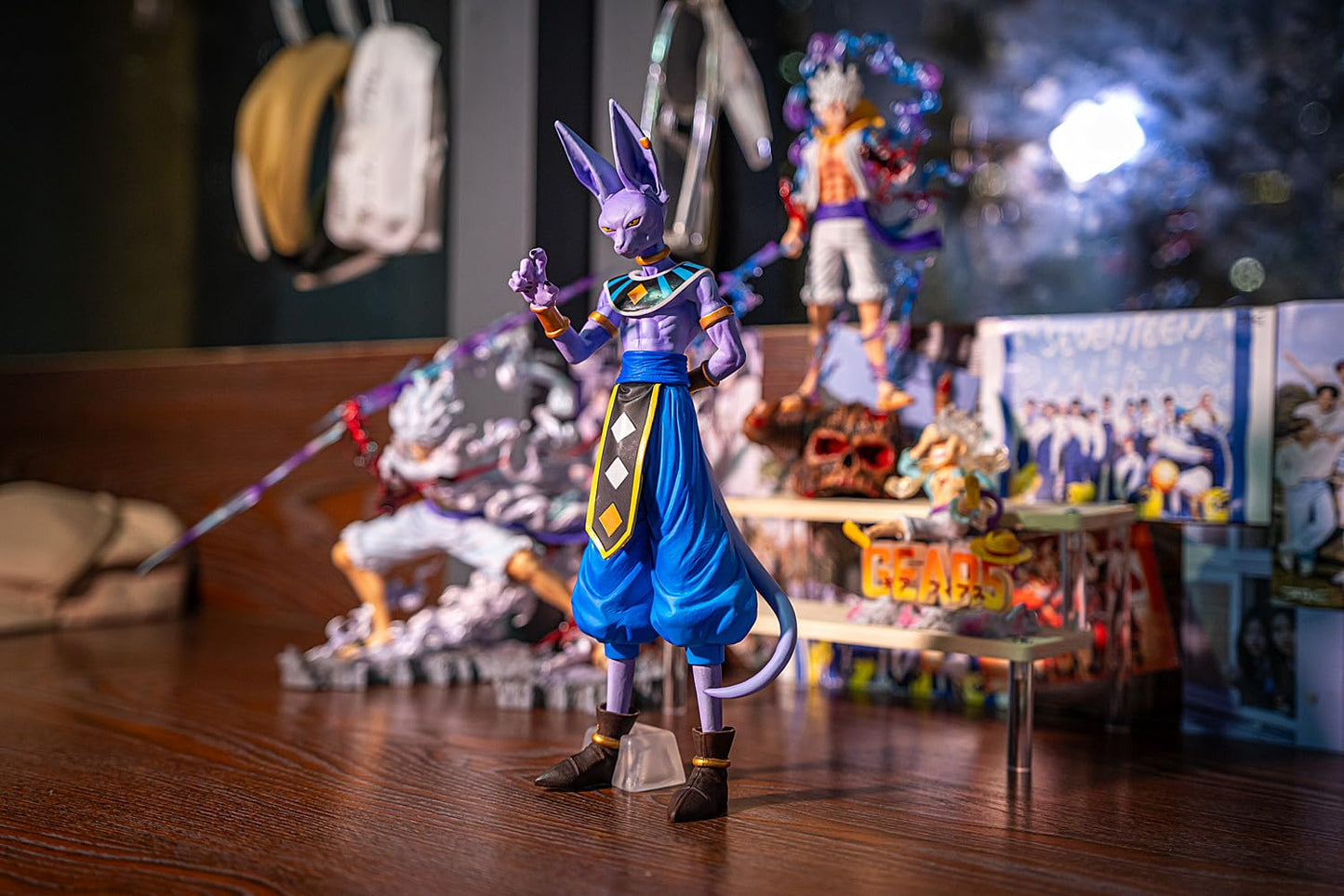 LESESOBE Beerus Figure Statues Figurine Lord Beerus Figure DBZ Collection Birthday Gifts PVC 10.5 Inch - amzGamess