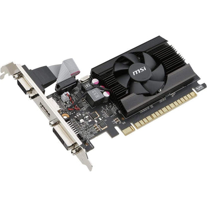 MSI Gaming GeForce GT 710 2GB GDRR3 64-bit HDCP Support DirectX 12 OpenGL 4.5 Single Fan Low Profile Graphics Card (GT 710 2GD3 LP) - amzGamess