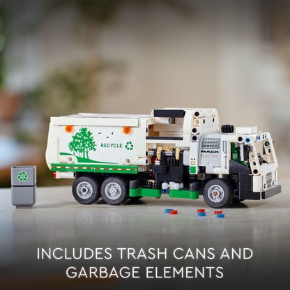 LEGO Technic Mack LR Electric Garbage Truck Toy, Buildable Kids Truck for Pretend Play, Great Gift for Boys, Girls and Kids Ages 8 and Up who Love Recycling Truck Toys and Vehicles, 42167