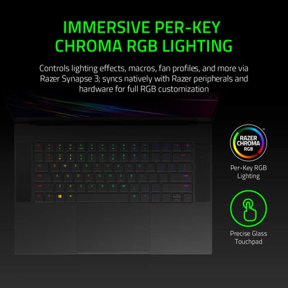 Razer Blade 15 Advanced Gaming Laptop 2020: Intel Core i7-10875H 8-Core, NVIDIA GeForce RTX 2080 Super Max-Q, 15.6” FHD 300Hz, 16GB RAM, 1TB SSD, CNC Aluminum, Chroma RGB Lighting, Thunderbolt 3