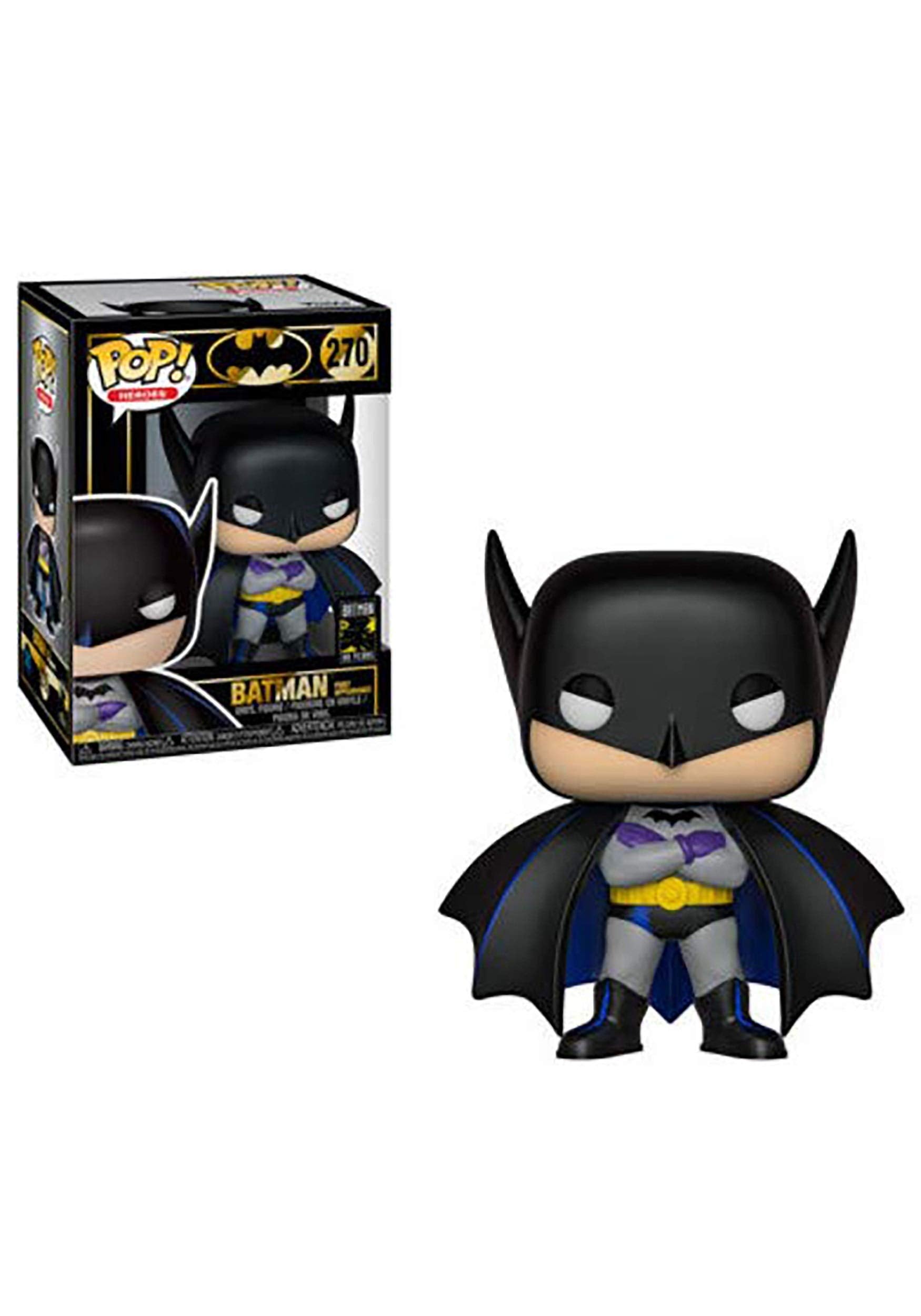 Funko POP! Heroes 80th-Batman 1st Appearance - (1939) - DC Comics - Collectible Vinyl Figure - Gift Idea - Official Merchandise - for Kids & Adults - Comic Books Fans - Model Figure for Collectors - amzGamess