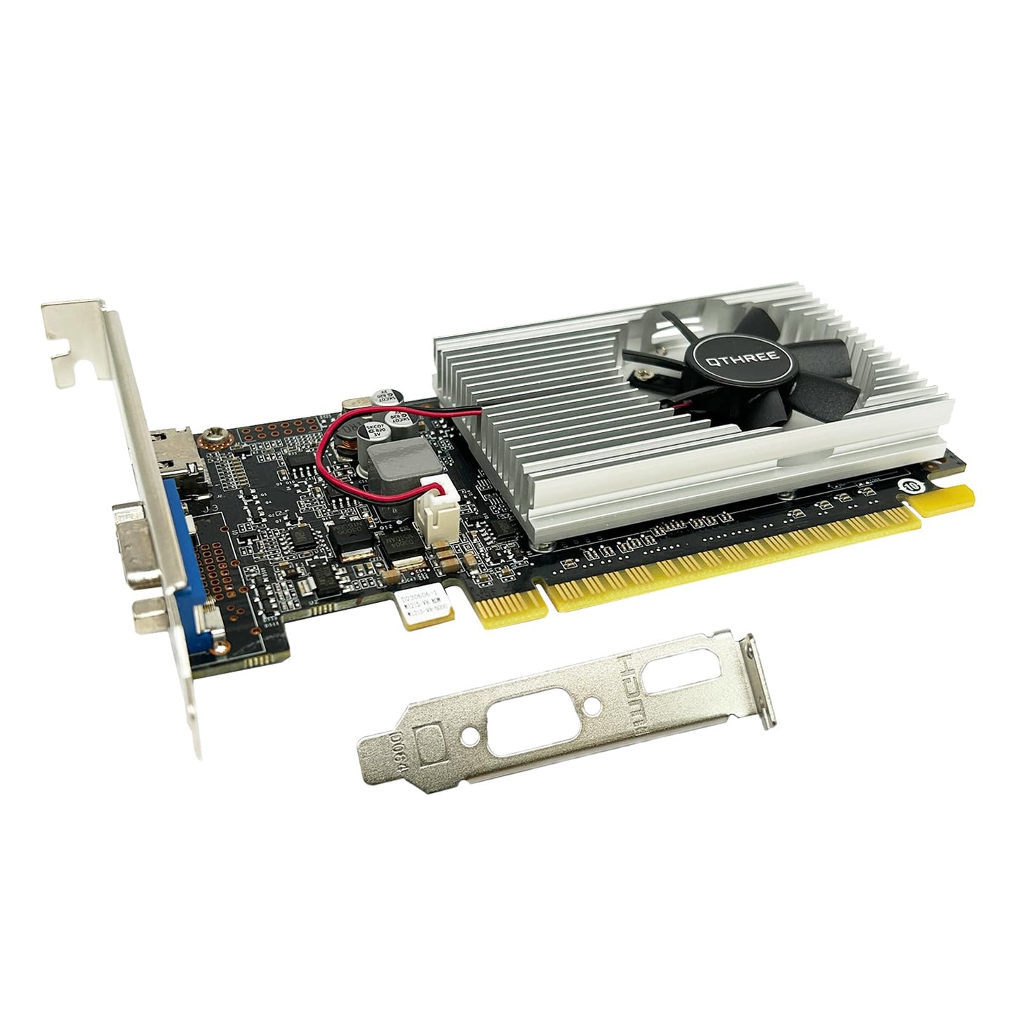 QTHREE Geforce 210 1024 MB DDR3 Graphics Card,64 Bit,VGA,HDMI,Low Profile Computer GPU,PC Video Card,PCI Express 2.0x16,Low Power,Plug and Play - amzGamess