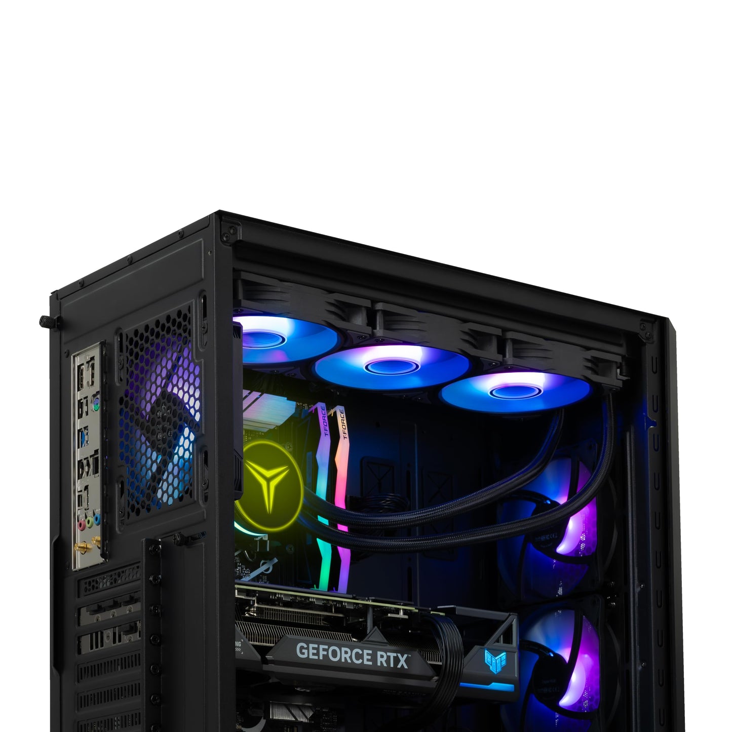 YEYIAN Phoenix Gaming PC, Intel 14th Gen Core i9 14900KF, GeForce RTX 4070 Super Desktop Computer, 1TB NVMe SSD, 32GB DDR5 6000MHz, Intel Z790 Chipset, 360mm Liquid Cooled, Win 11 VR Ready AI Powered