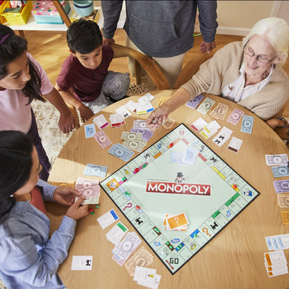 Monopoly Game, Family Board Games for 2 to 6 Players & Kids Ages 8 and Up, Includes 8 Tokens (Token Vote Edition) - amzGamess