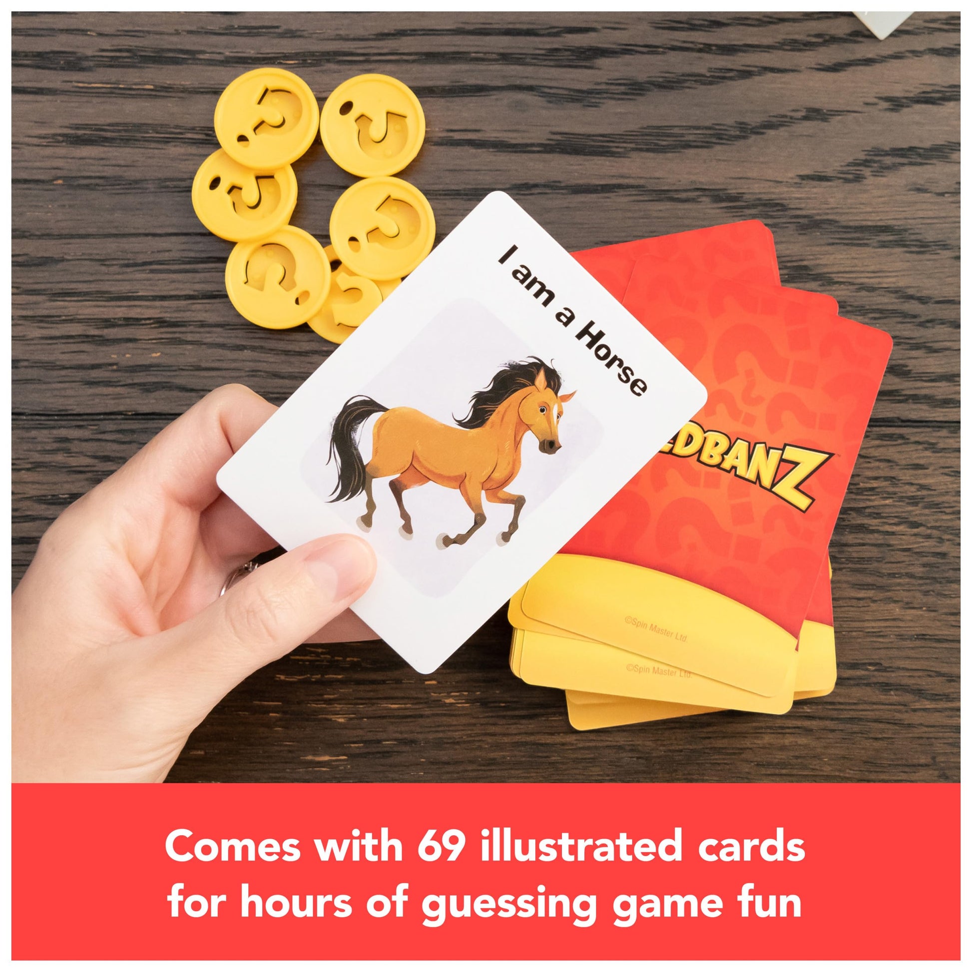 Hedbanz 2023 Edition Cards Picture Guessing Board Game- Family Games | Games for Family Game Night| Kids Games | Card Games for Families & Kids Ages 6 and up - amzGamess