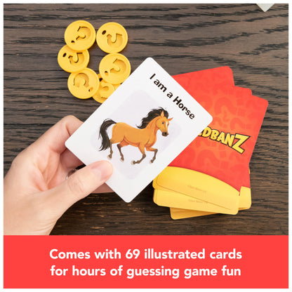 Hedbanz 2023 Edition Cards Picture Guessing Board Game- Family Games | Games for Family Game Night| Kids Games | Card Games for Families & Kids Ages 6 and up - amzGamess