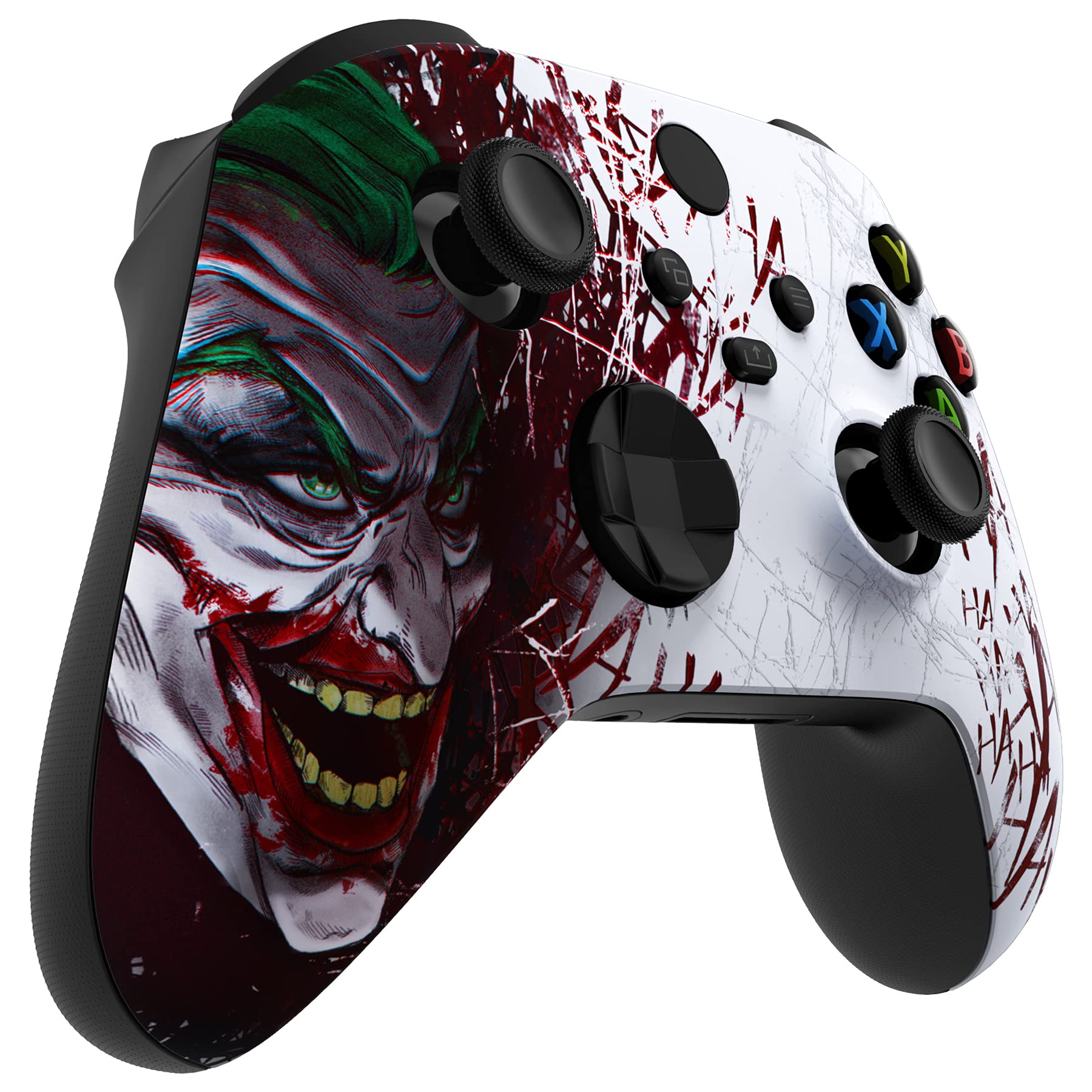 eXtremeRate Custom Shell for Xbox Series X & S Controller - Revitalize Your Controller - Clown Hahaha Replacement Cover Front Housing Cover for Xbox Core Controller Wireless [Control NOT Included] - amzGamess