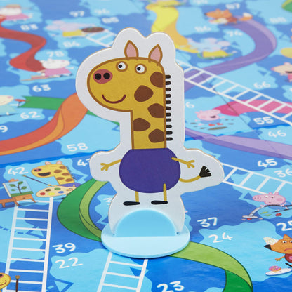 Hasbro Gaming Chutes and Ladders: Peppa Pig Edition Board Game for Kids Ages 3 and Up, Preschool Games for 2-4 Players