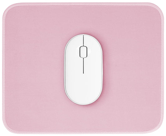 Pink Mouse Pad, Nice and Cute Mouse Pad, Splash-Proof Textured 10.2 x 8.2Inch, Stitched Edge Non-Slip Waterproof Rubber Mouse Pad