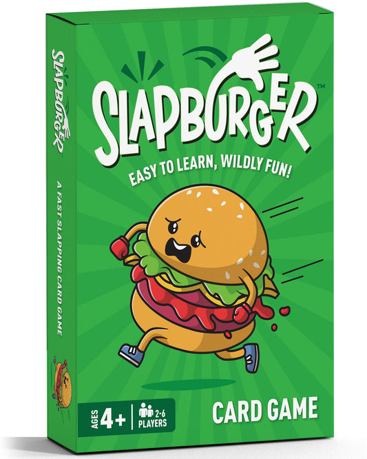 Slapburger Card Games - Fun Family Party Games for Kids & Adults, Ages 4+, 2-6 Players, 15 min
