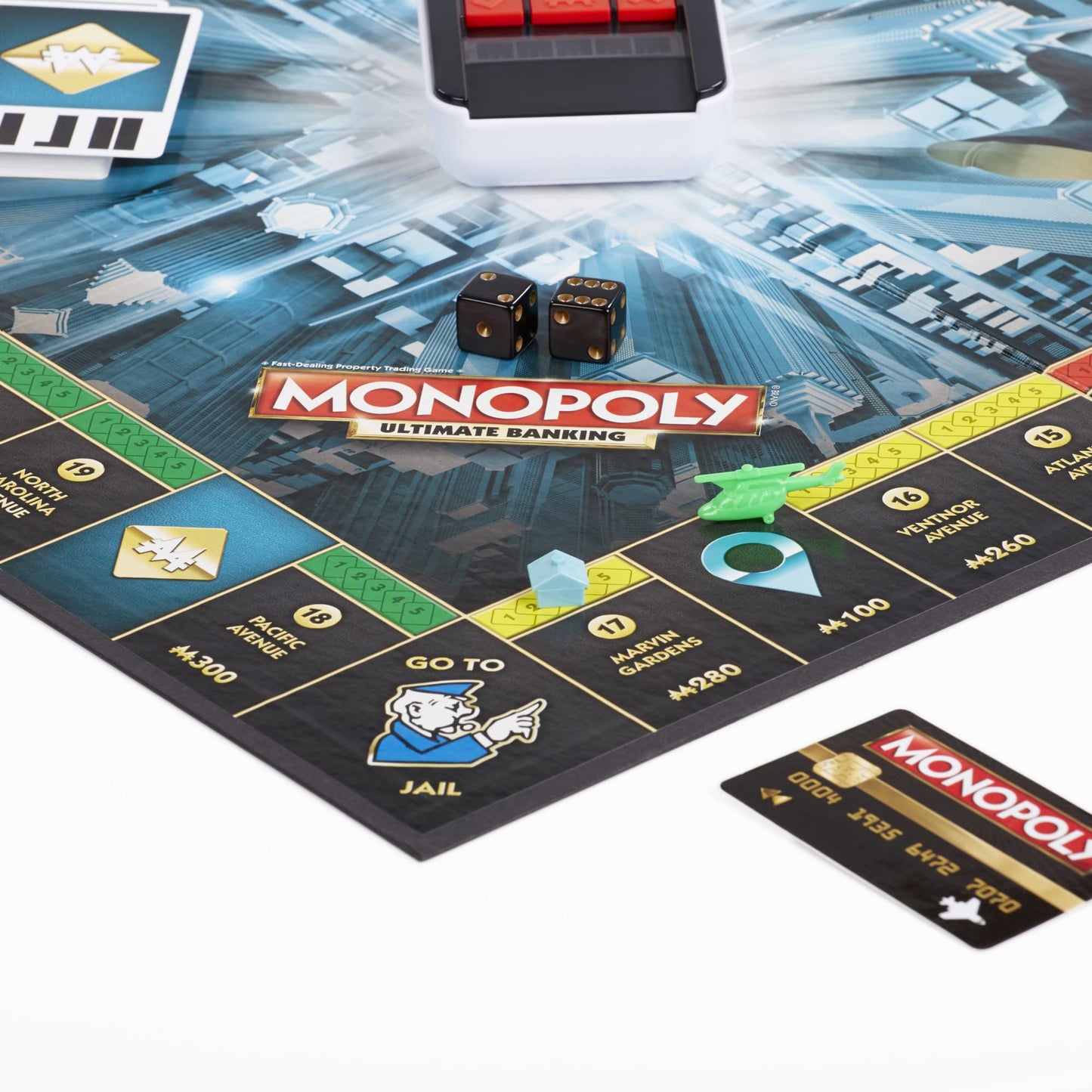 Hasbro Gaming Monopoly Ultimate Banking Edition Board Game for Families and Kids Ages 8 and Up, Electronic Banking Unit (Amazon Exclusive)