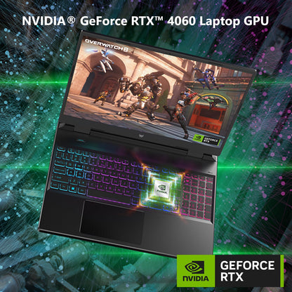 Acer Predator Helios Neo 16 Gaming Laptop | Intel Core i7-13650HX | NVIDIA GeForce RTX 4060 | 16" WUXGA 1920 x 1200 165Hz G-SYNC Display | 16GB DDR5 | 512GB Gen 4 SSD | Killer Wi-Fi 6E | PHN16-71-76H5