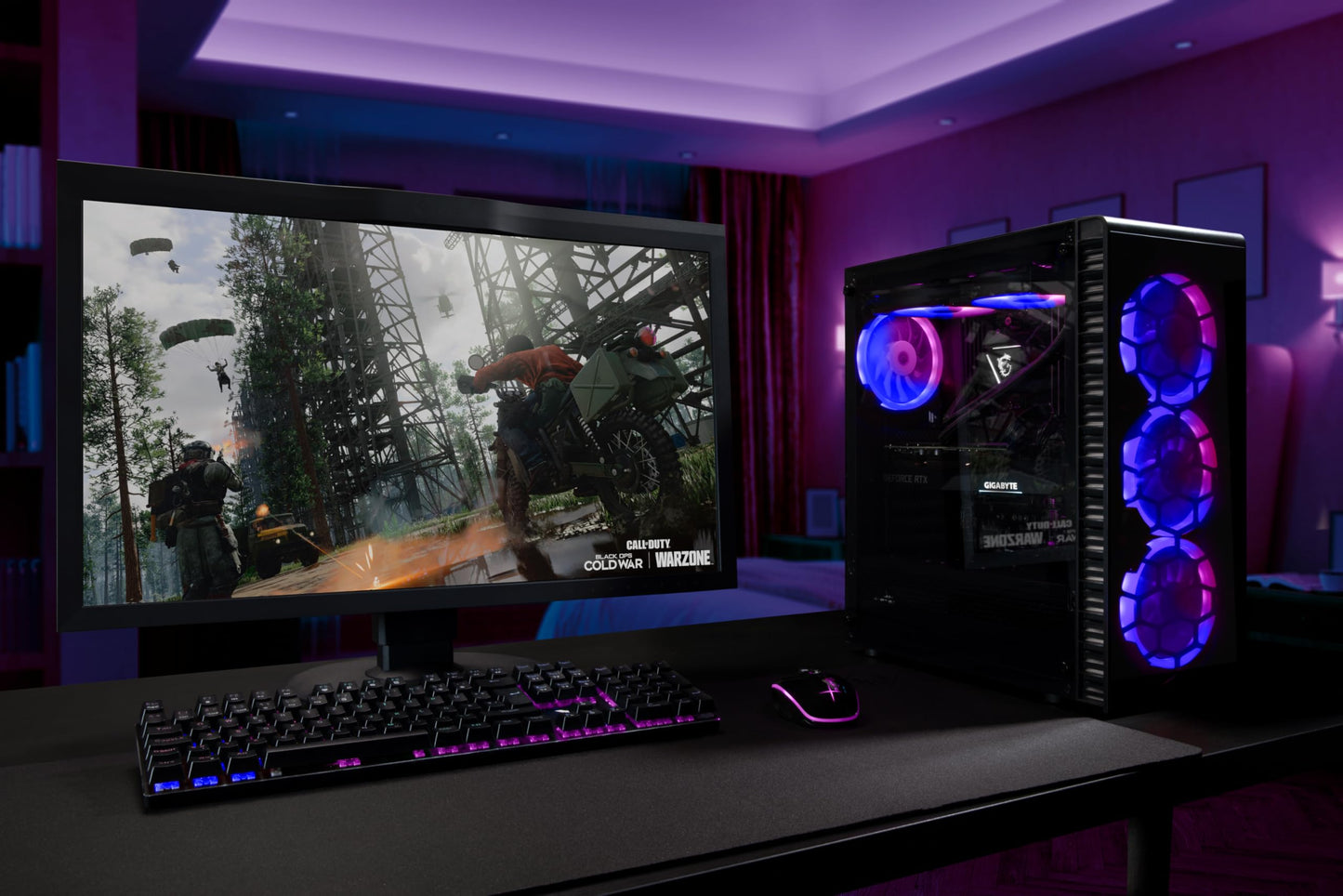 BEASTCOM Q3 | Gaming PC, 8 Threads Gamer, AMD Ryzen 3 4X 4,00 GHz, 4K Vega 6 Core Graphics, 512GB SSD, 16GB RAM, WiFi, Windows 11 Pro