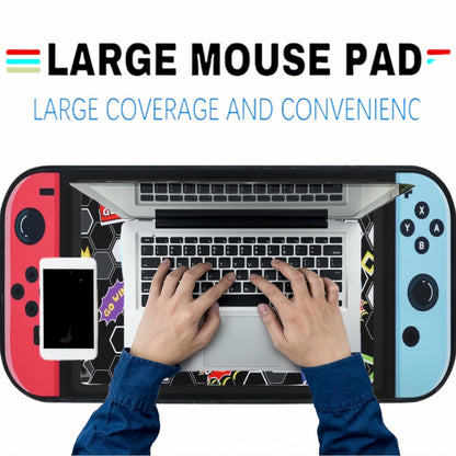 Gaming Desk Mat Mouse Pad, Large Mouse Pad, Video Game Desk Mat, Computer Keyboard Mouse Pad，Desk Pad Anti-Slip Rubber Base Game, Office, Home Work 11.8 * 27.6 Inch - amzGamess
