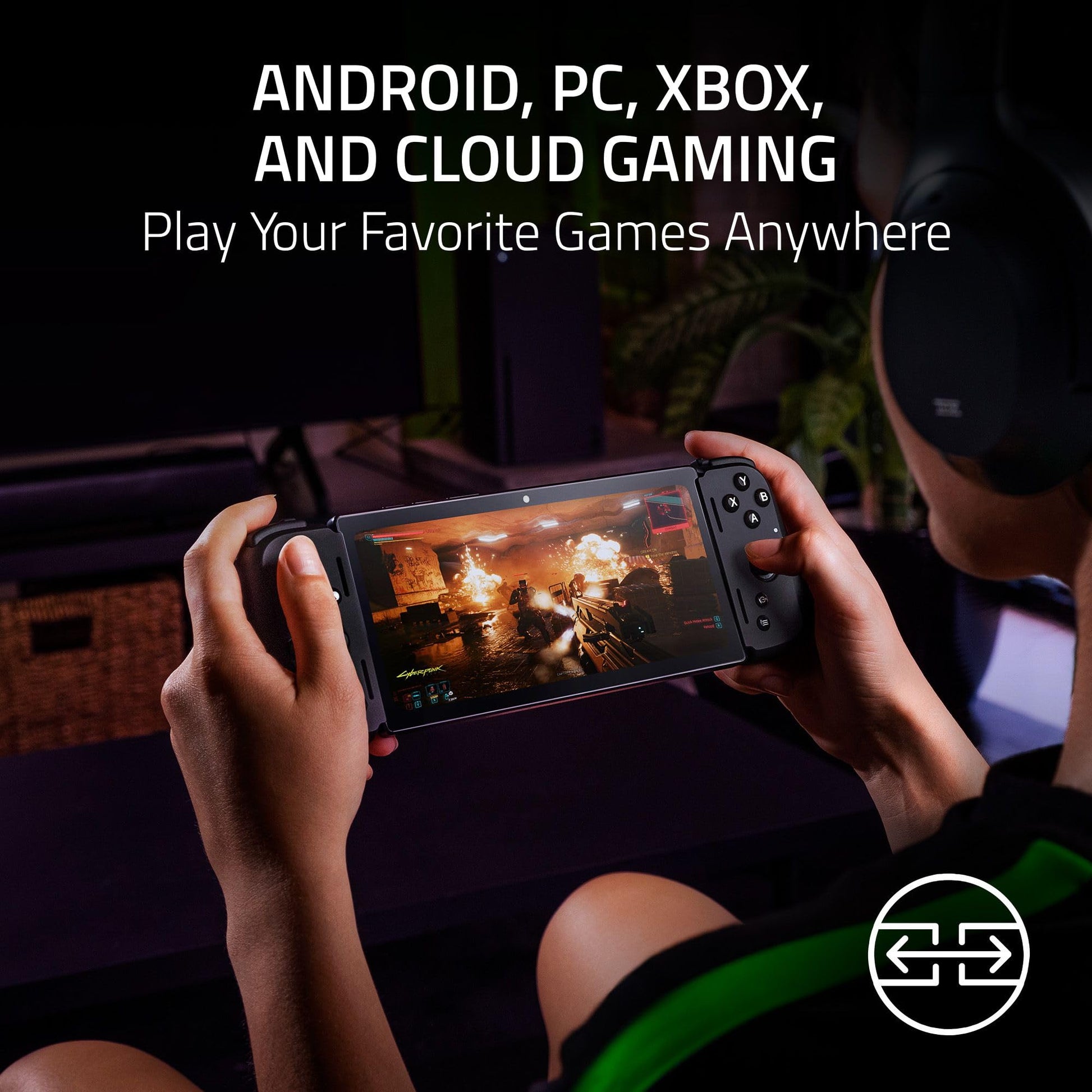 Razer Edge WiFi Gaming Tablet: Snapdragon G3X Gen 1 - Console-Class Control with HyperSense Haptics - 6.8” 144Hz AMOLED FHD+ Touchscreen - Android, PC, Xbox, Cloud Gaming - Powered Nexus App - amzGamess