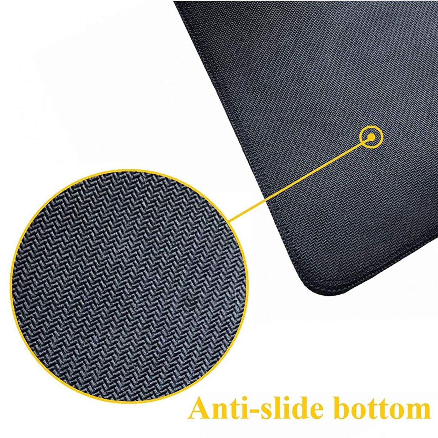 Game Console Buttons Extended Gaming Mouse Pad, Thick Large Computer Keyboard Mouse Mat, Non-Slip Rubber Base Stitched Edges - amzGamess