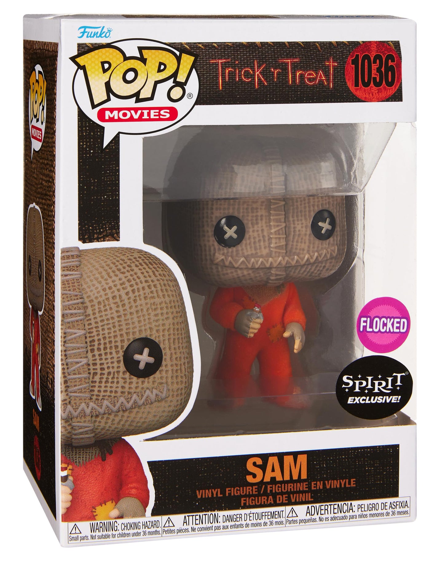 Funko Spirit Halloween Trick 'r Treat Sam with Razor Flocked POP! Figure | Horror Collectible - amzGamess