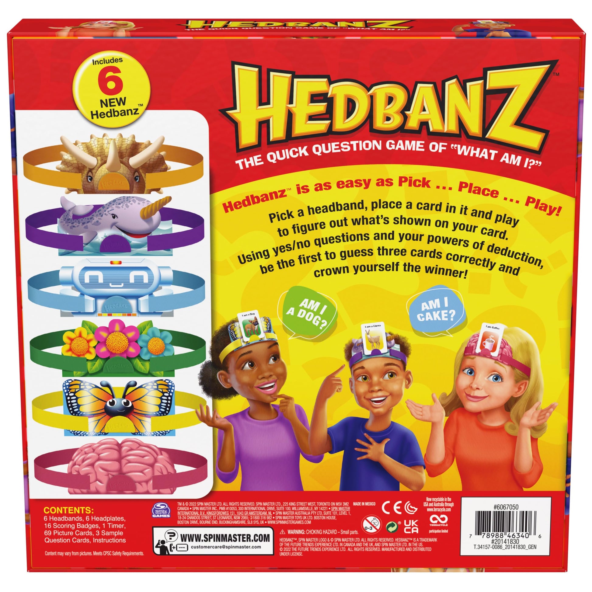 Hedbanz 2023 Edition Cards Picture Guessing Board Game- Family Games | Games for Family Game Night| Kids Games | Card Games for Families & Kids Ages 6 and up - amzGamess