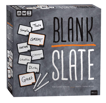 BLANK SLATE™ - The Game Where Great Minds Think Alike | Fun Family Friendly Word Association Party Game, 3 to 8 players, Black-88