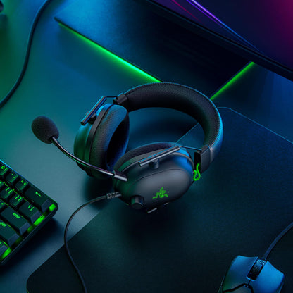 Razer BLACKSHARK V2 and USB SOUND CARD multi-Platform Headset For ESPORTS PC/MAC/PLAYSTATION 4/ SWITCH/ XBOX 1/ SMARTPHONE 50MM DRIVERS. - amzGamess